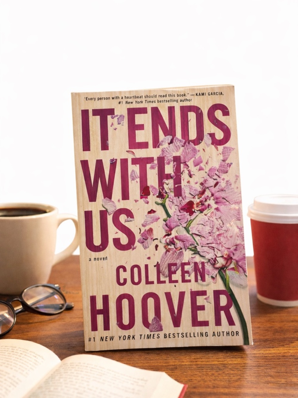 'It Ends With Us' Paperback - Pink Floral Cover